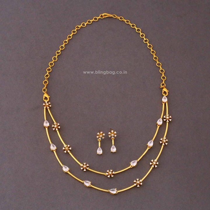 Golden Rivora Antique Jewellery Set - New Arrival
