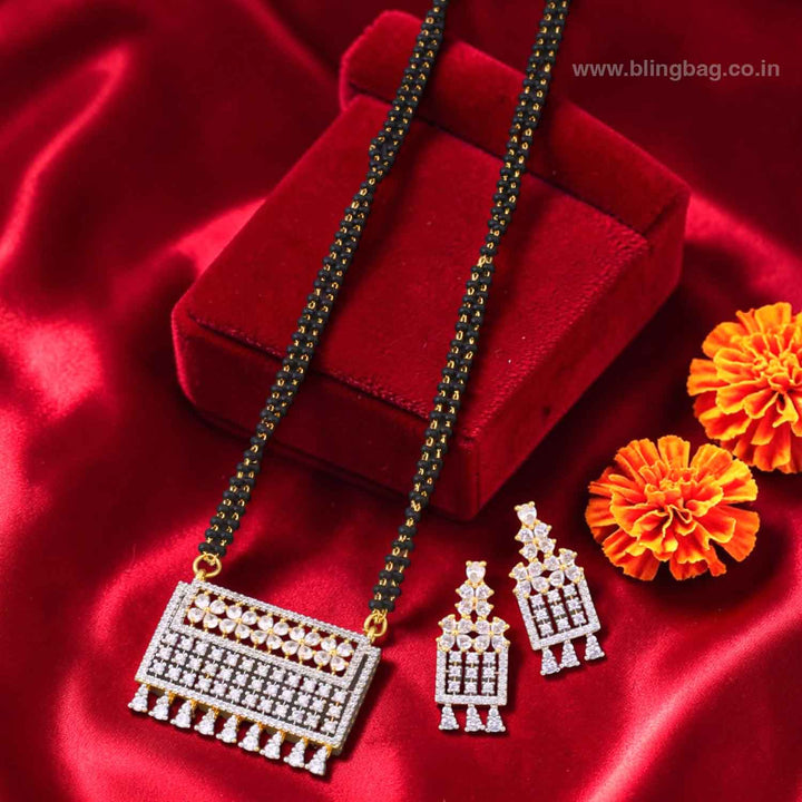 Golden Rozzy Mangalsutra Set