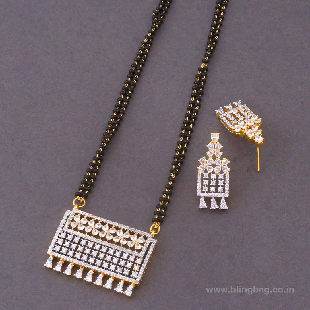 Golden Rozzy Mangalsutra Set