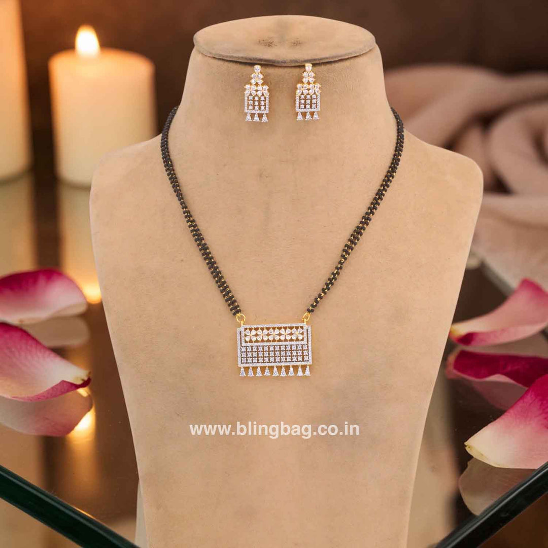 Golden Rozzy Mangalsutra Set