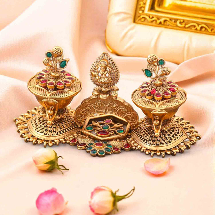 Golden Saraswati Sindoor Dani