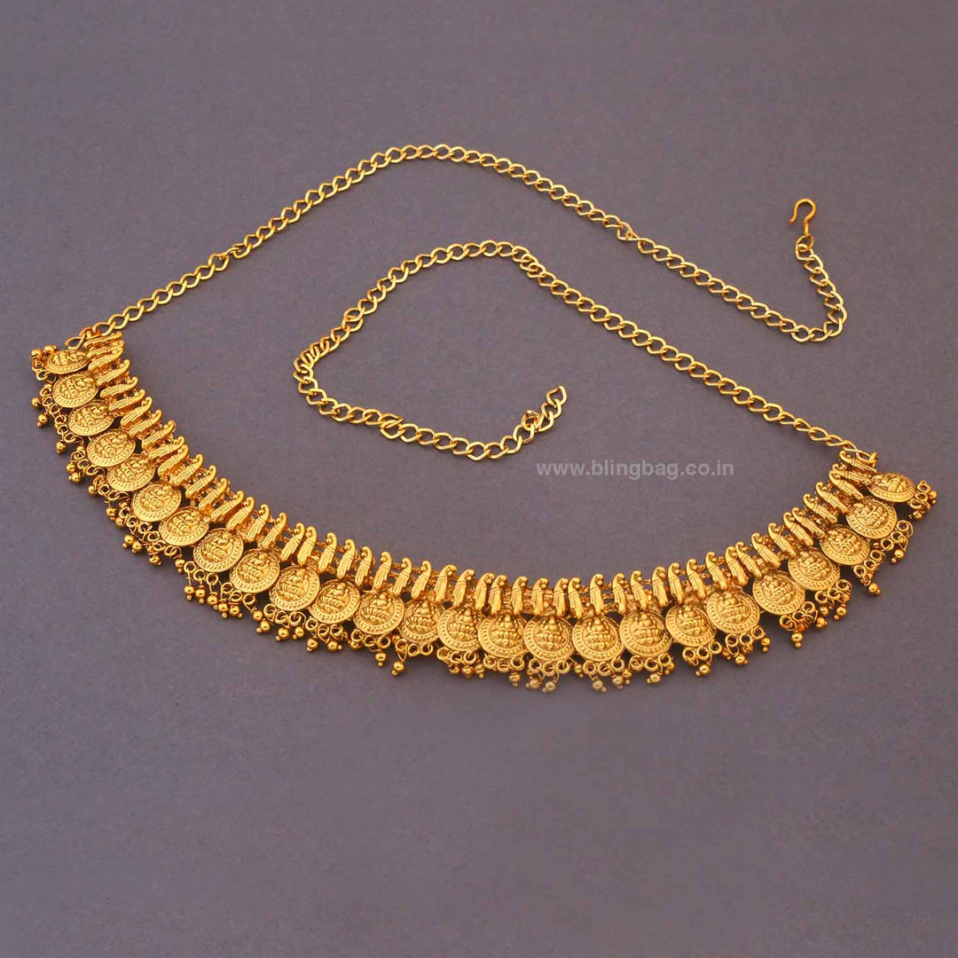 Golden Sati Temple Waist Belt