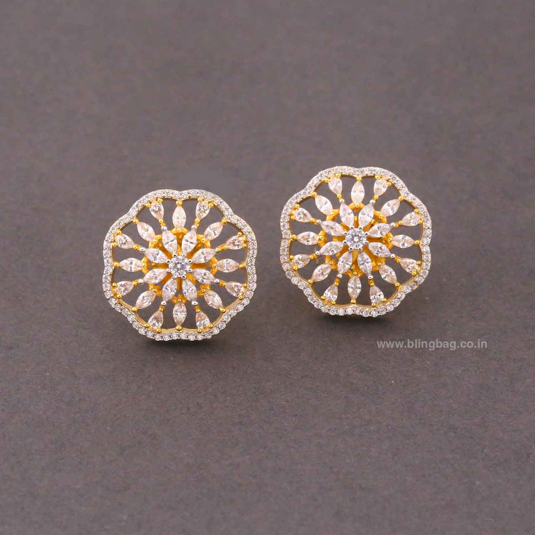 Golden Seraphi Zirconia Studs