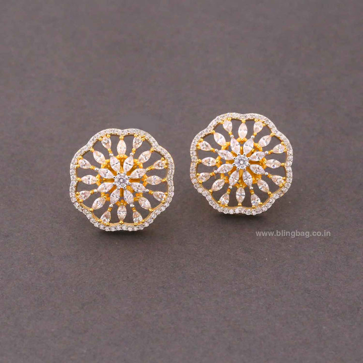Golden Seraphi Zirconia Studs