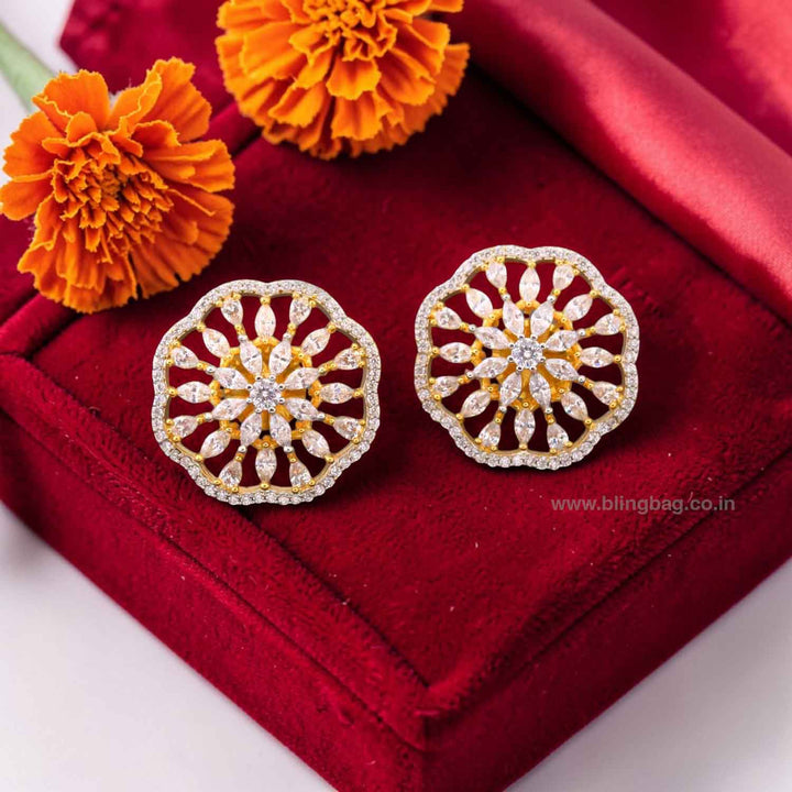Golden Seraphi Zirconia Studs