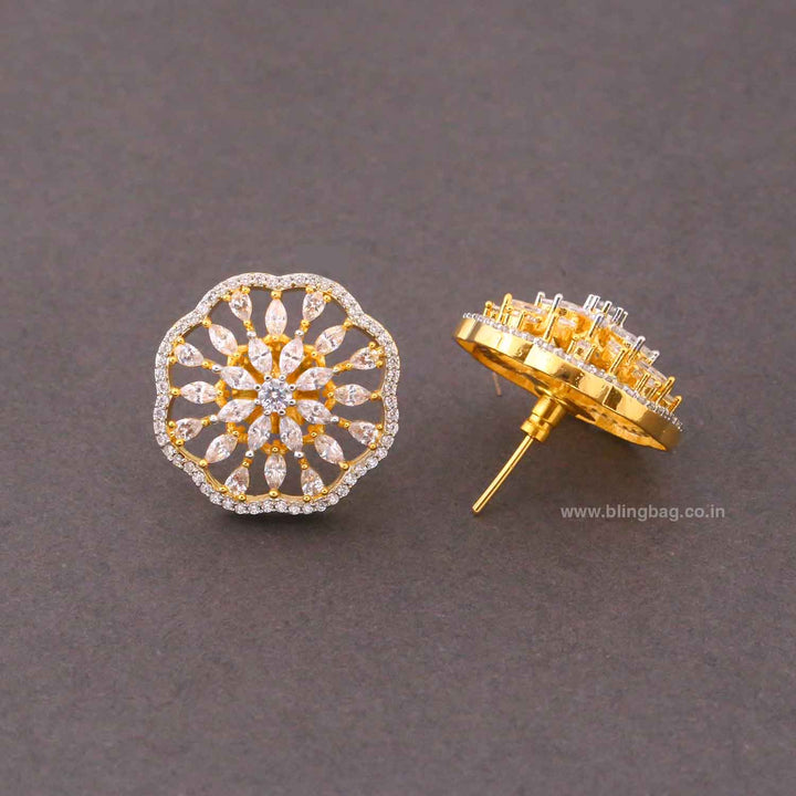 Golden Seraphi Zirconia Studs