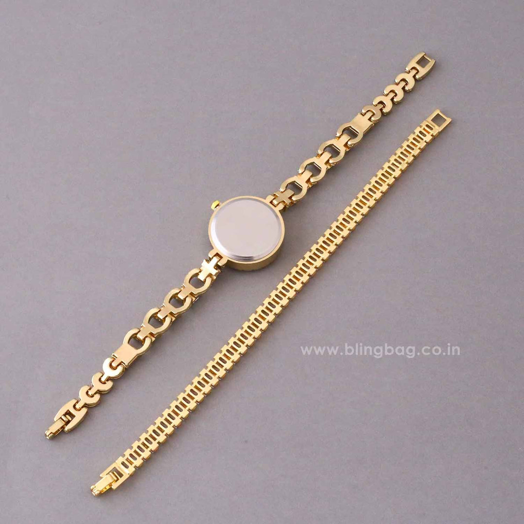 Golden  Shriya Bracelet Watch