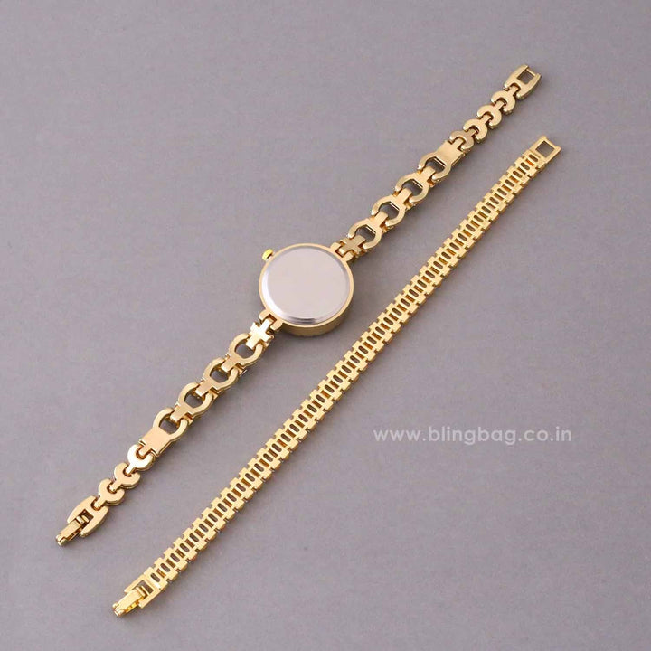 Golden  Shriya Bracelet Watch