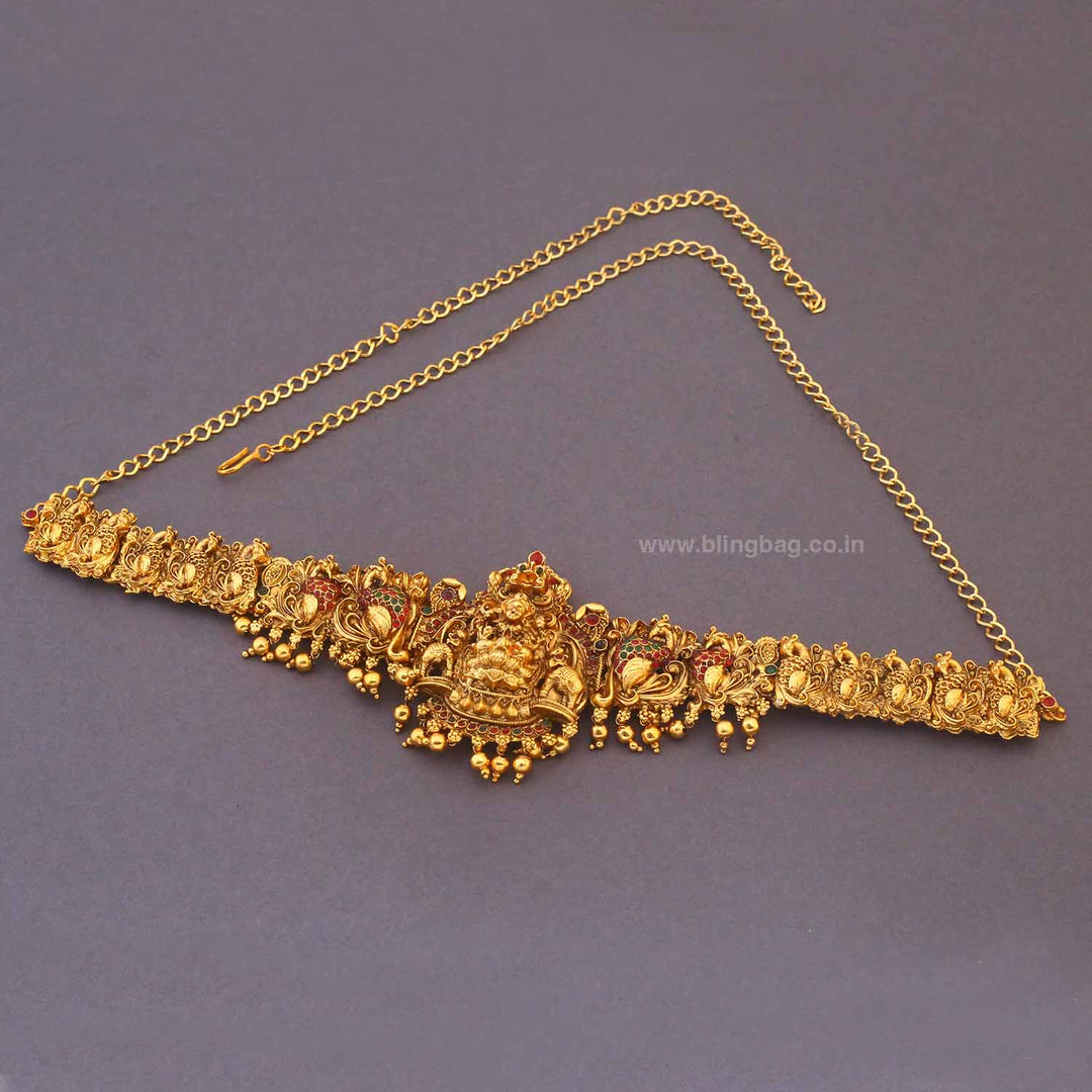 Golden Siddhidatri Temple Waist Belt