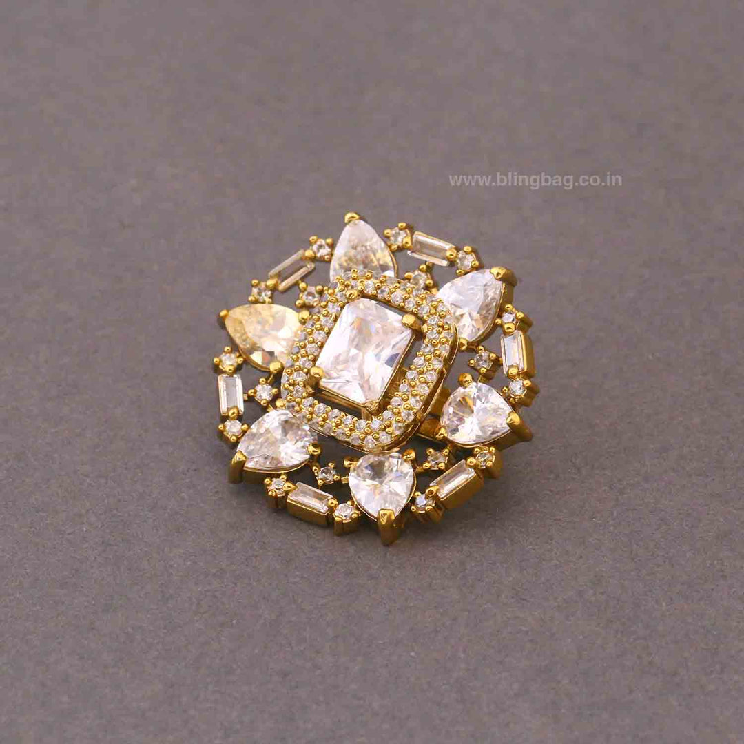 Golden Soephi Brooch
