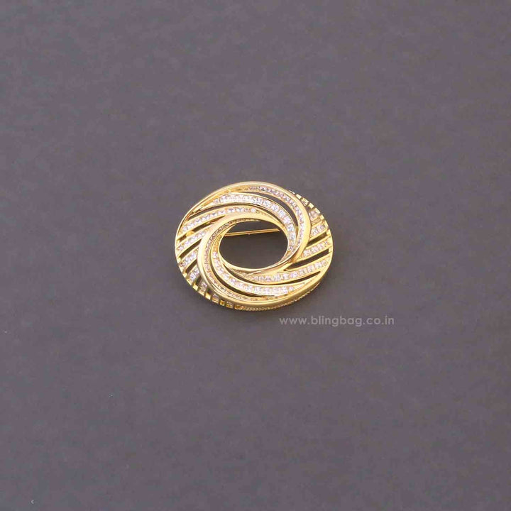Golden Starlight Brooch