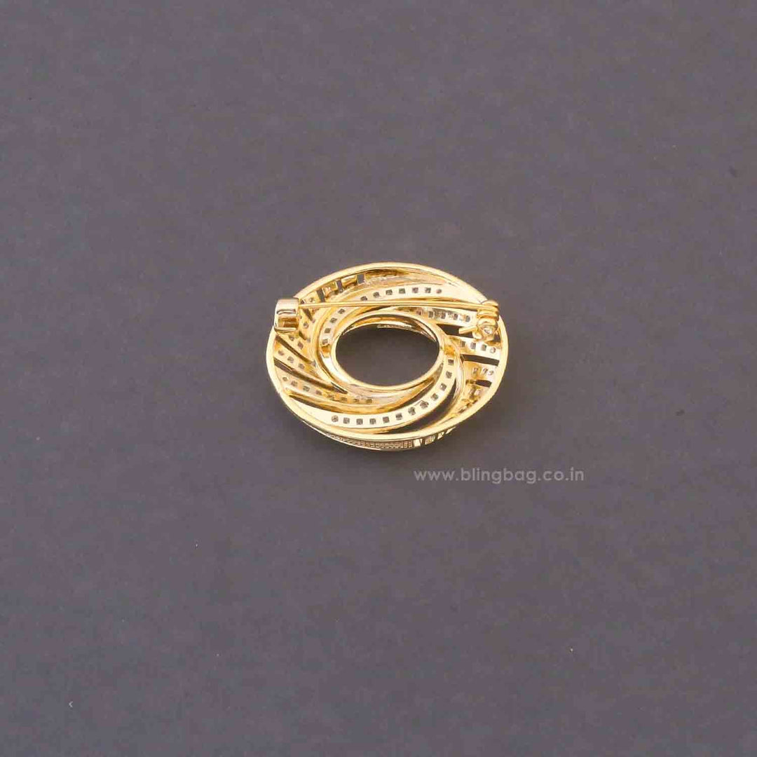 Golden Starlight Brooch