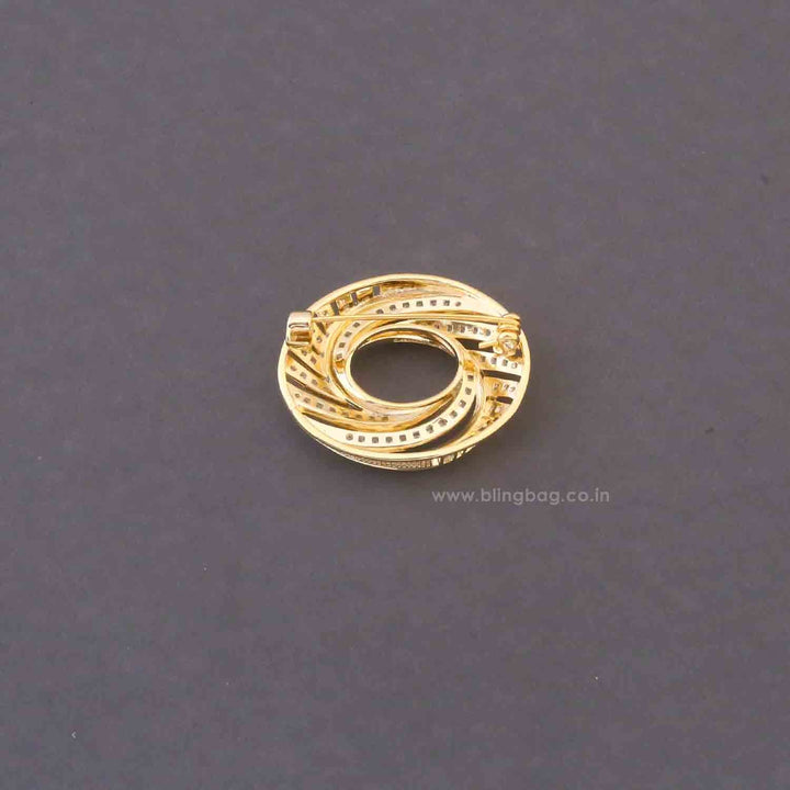 Golden Starlight Brooch