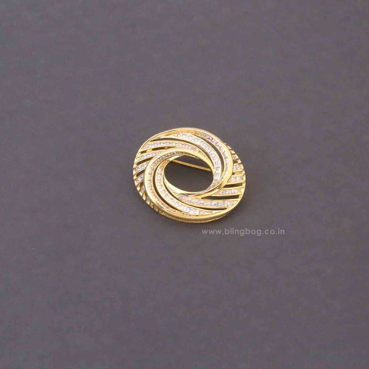 Golden Starlight Brooch