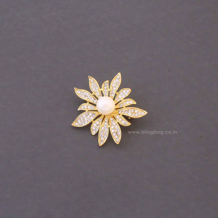 Golden Sunflower Brooch
