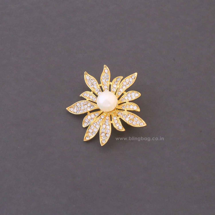 Golden Sunflower Brooch