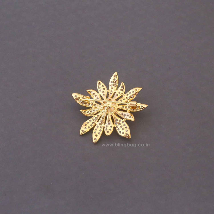 Golden Sunflower Brooch