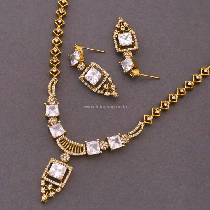 Golden Tamanna Victorian Jewellery Set- New Arrivals