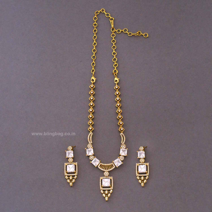 Golden Tamanna Victorian Jewellery Set- New Arrivals