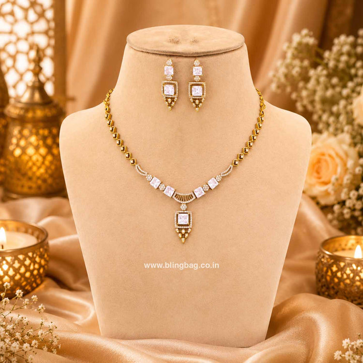 Golden Tamanna Victorian Jewellery Set- New Arrivals