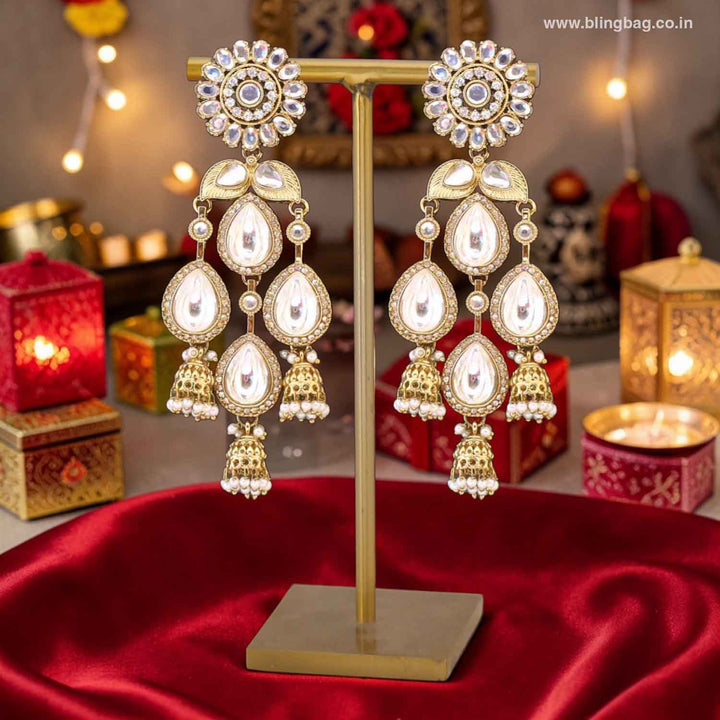 Golden Urja Jhumkis