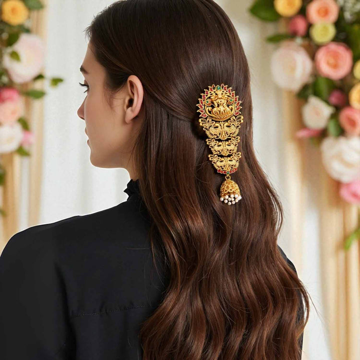 Golden Varashni Temple Hair Chooti
