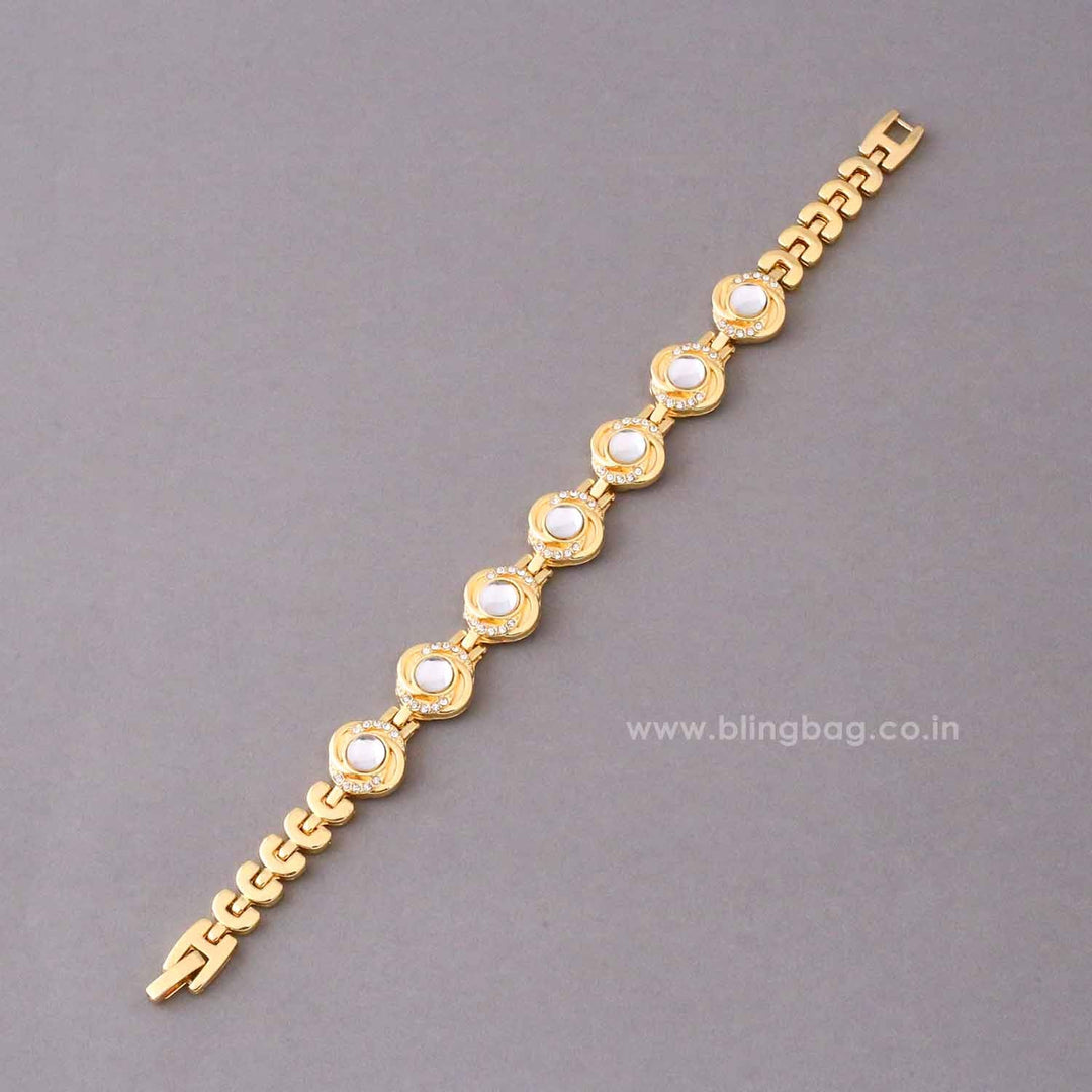 Golden  Yashvi Bracelet Watch