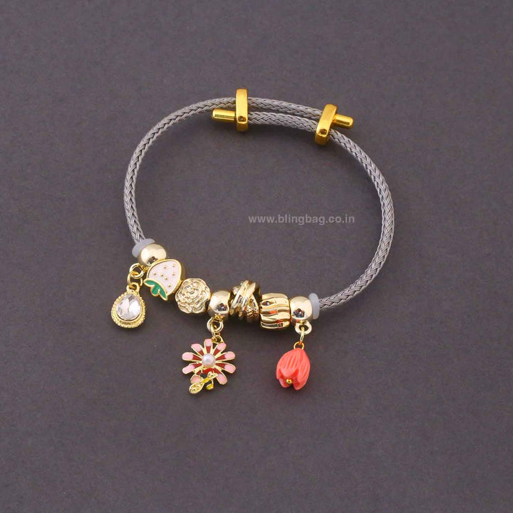 Grey Noraine Adjustable Bracelet
