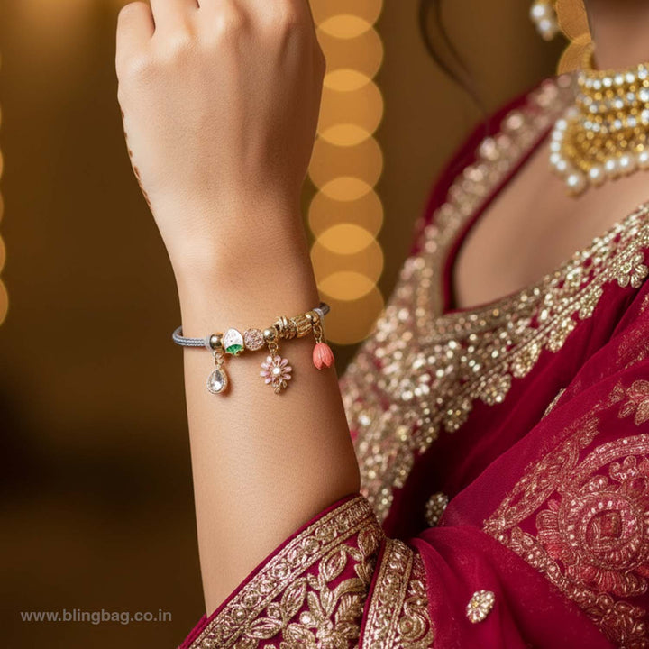 Grey Noraine Adjustable Bracelet