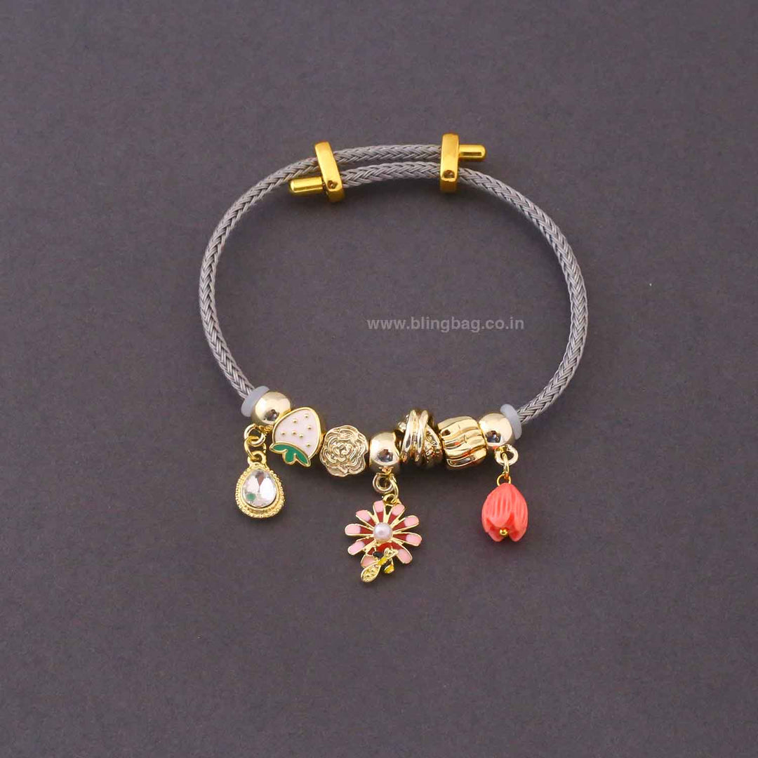 Grey Noraine Adjustable Bracelet