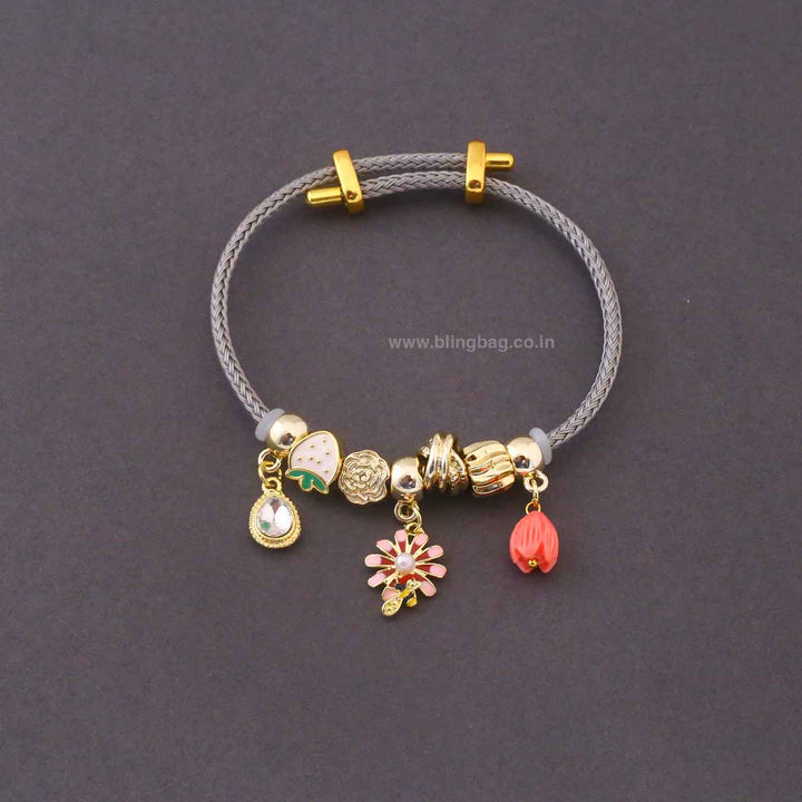 Grey Noraine Adjustable Bracelet