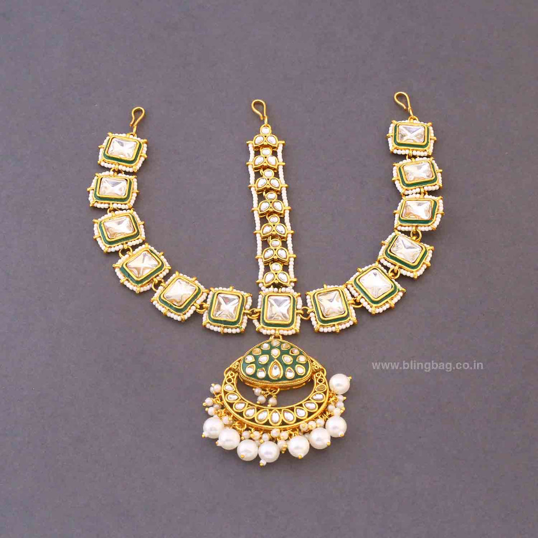 Ivory Amruti Kundan Bridal Jewellery Set