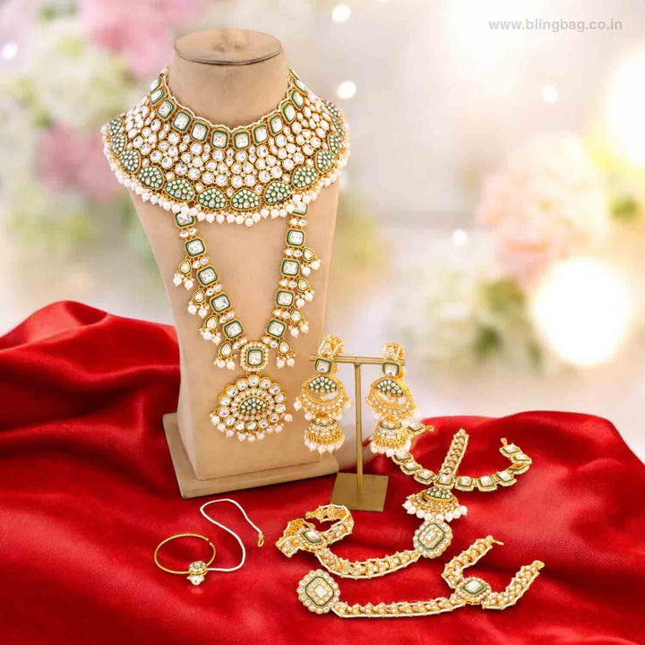 Ivory Amruti Kundan Bridal Jewellery Set
