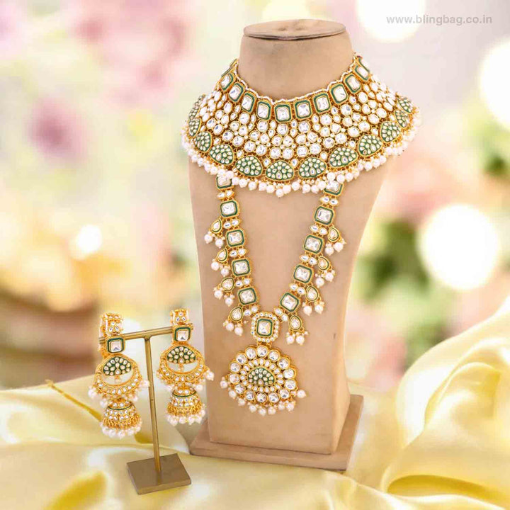 Ivory Amruti Kundan Bridal Jewellery Set