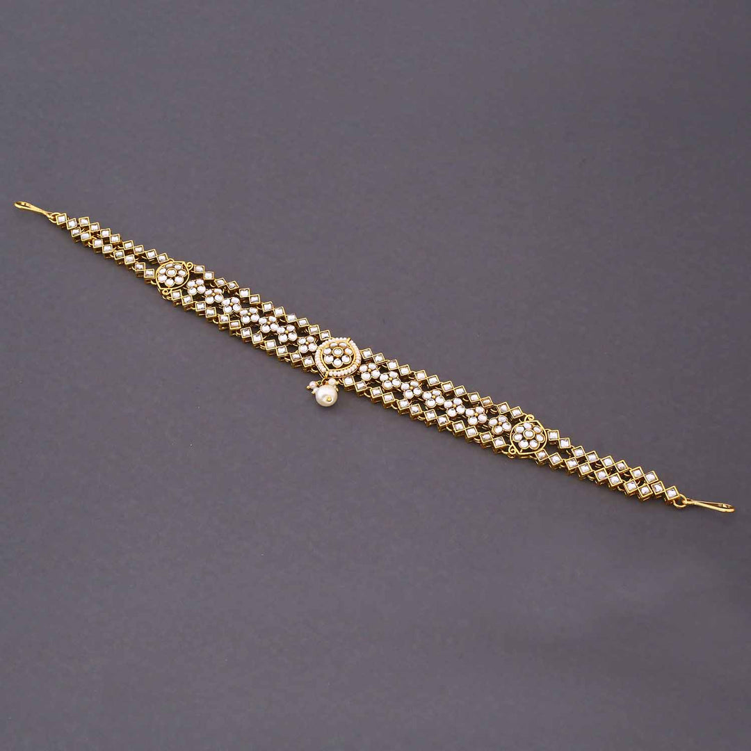 Ivory Charita Kundan Bridal Jewellery Set