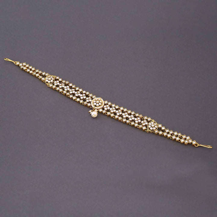 Ivory Charita Kundan Bridal Jewellery Set