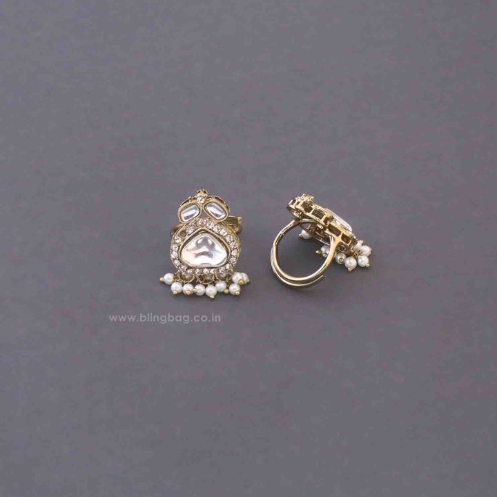 Ivory Jaelyn Kundan Bridal Jewellery Set