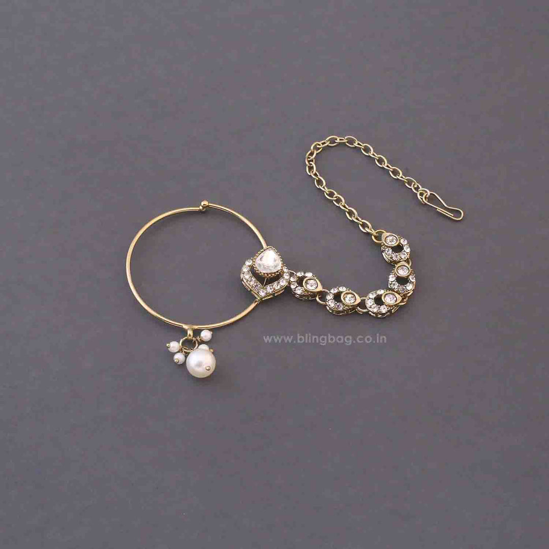 Ivory Jaelyn Kundan Bridal Jewellery Set