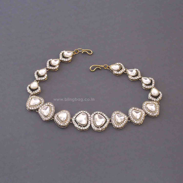 Ivory Jaelyn Kundan Bridal Jewellery Set