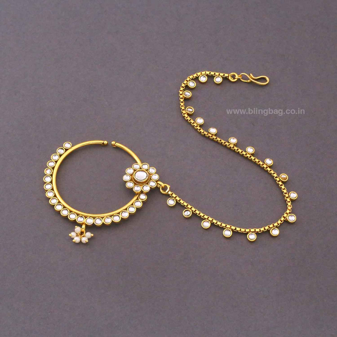 Ivory Kshirja Kundan Bridal Jewellery Set