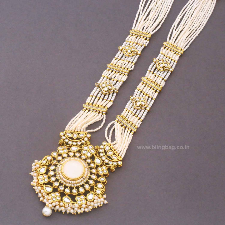 Ivory Kshirja Kundan Bridal Jewellery Set