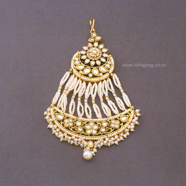 Ivory Kshirja Kundan Bridal Jewellery Set