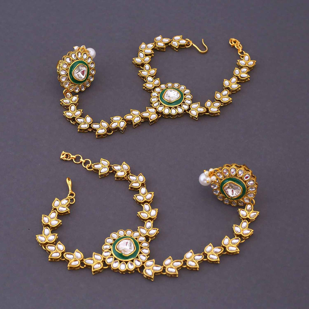 Ivory Parijat Bridal Jewellery Set