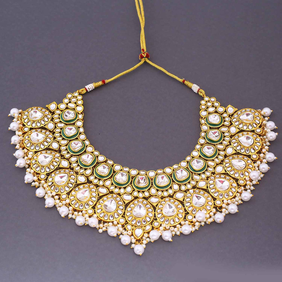 Ivory Parijat Bridal Jewellery Set
