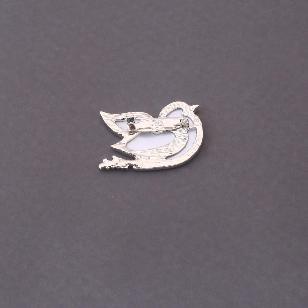 Ivory Pearly Brooch