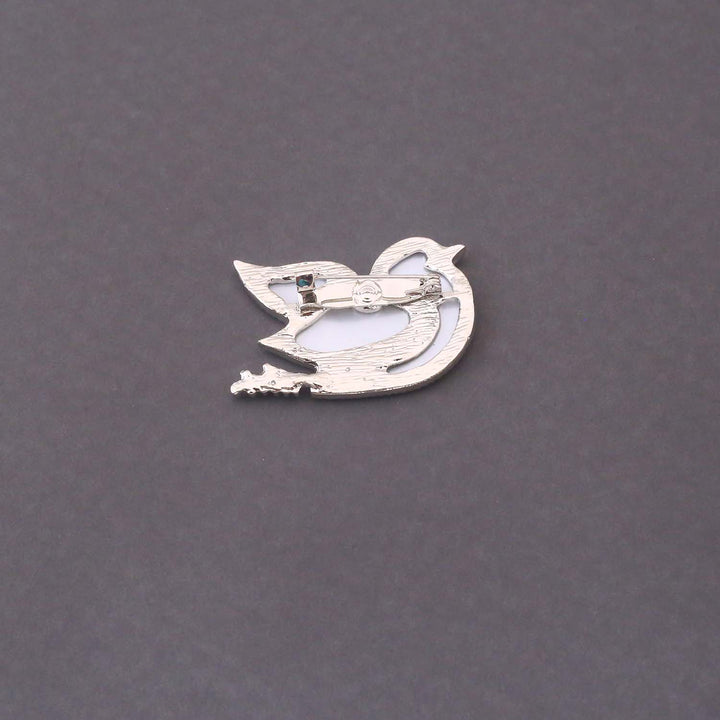 Ivory Pearly Brooch