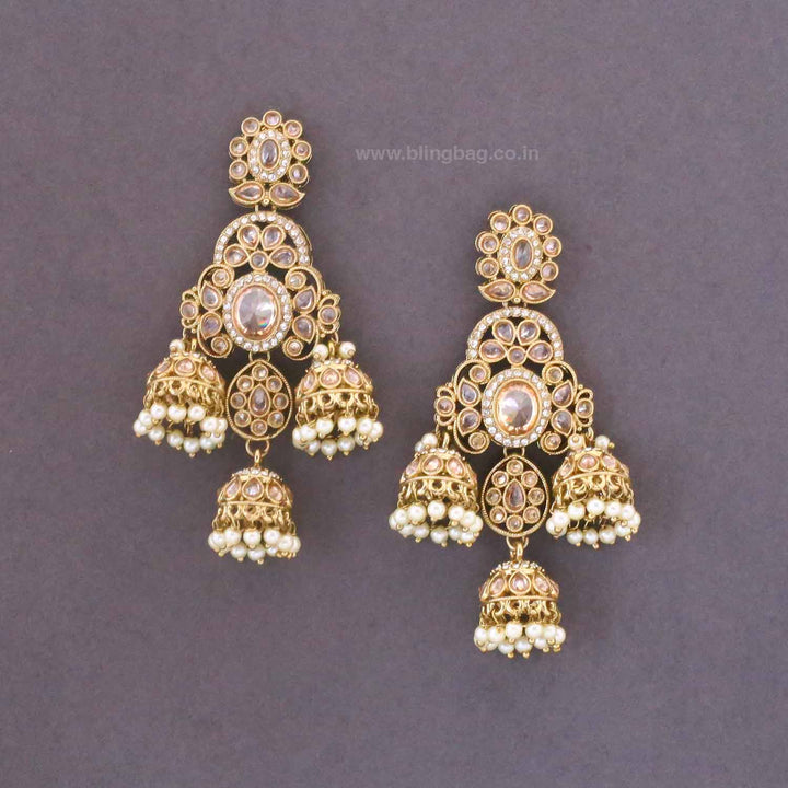 Ivory Prashi Jhumkis