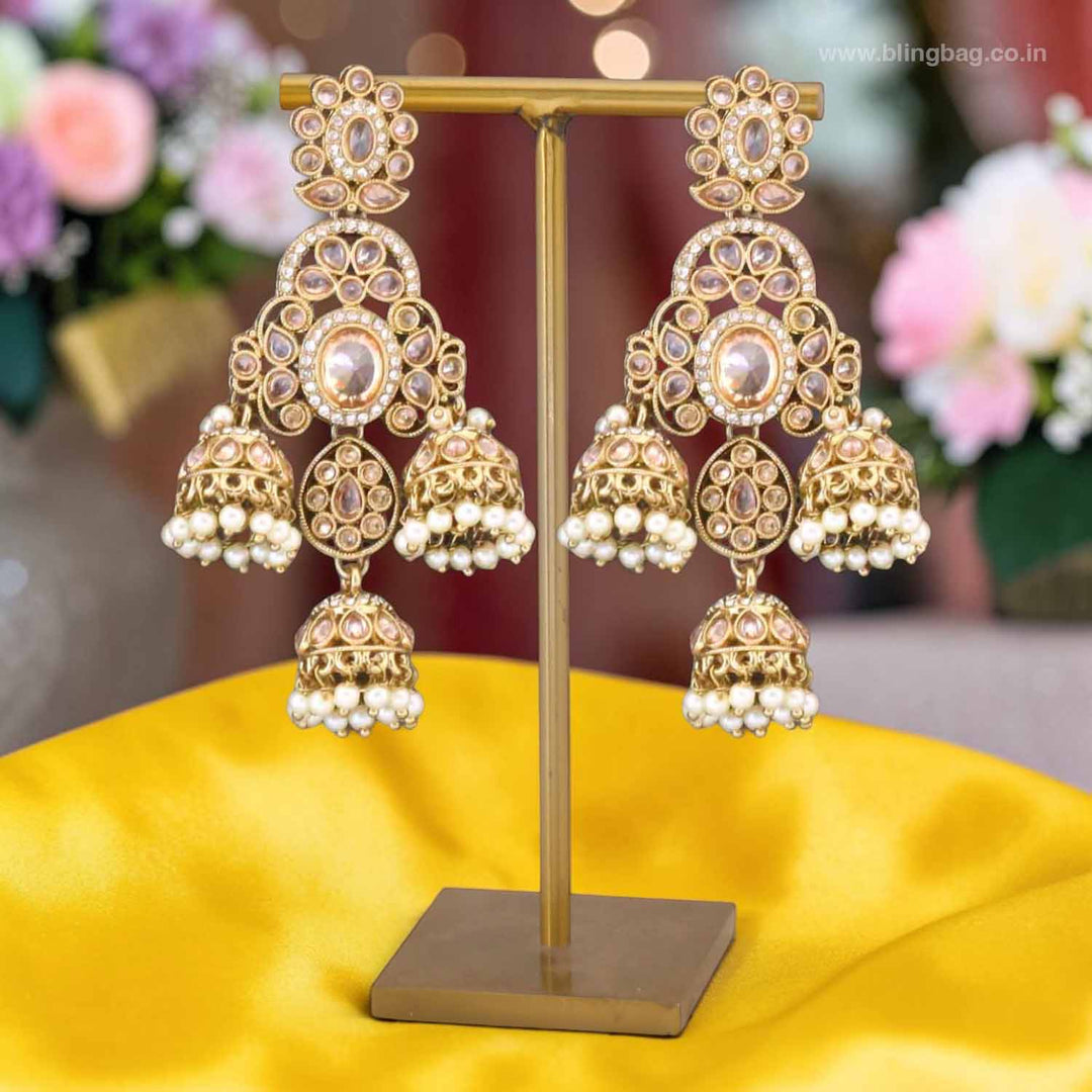 Ivory Prashi Jhumkis