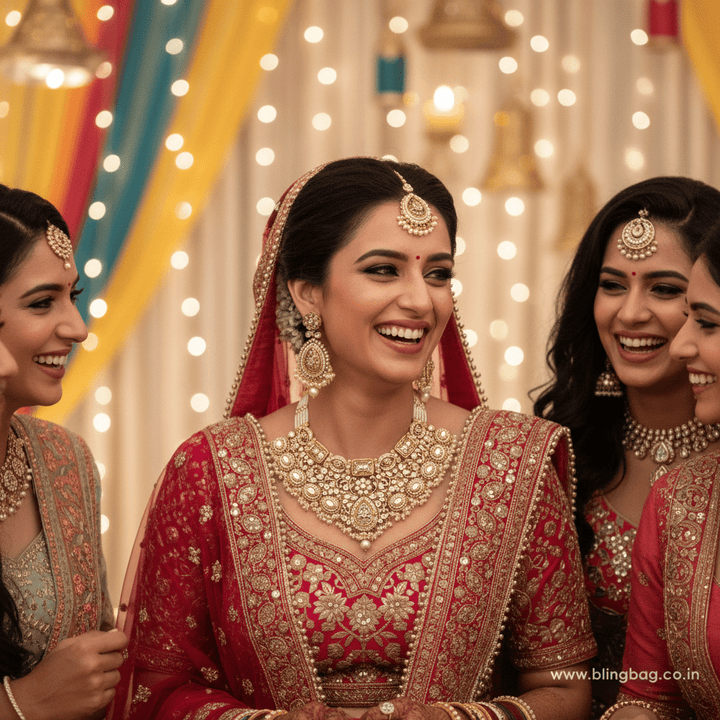 Ivory Roshnika Kundan Jewellery Set