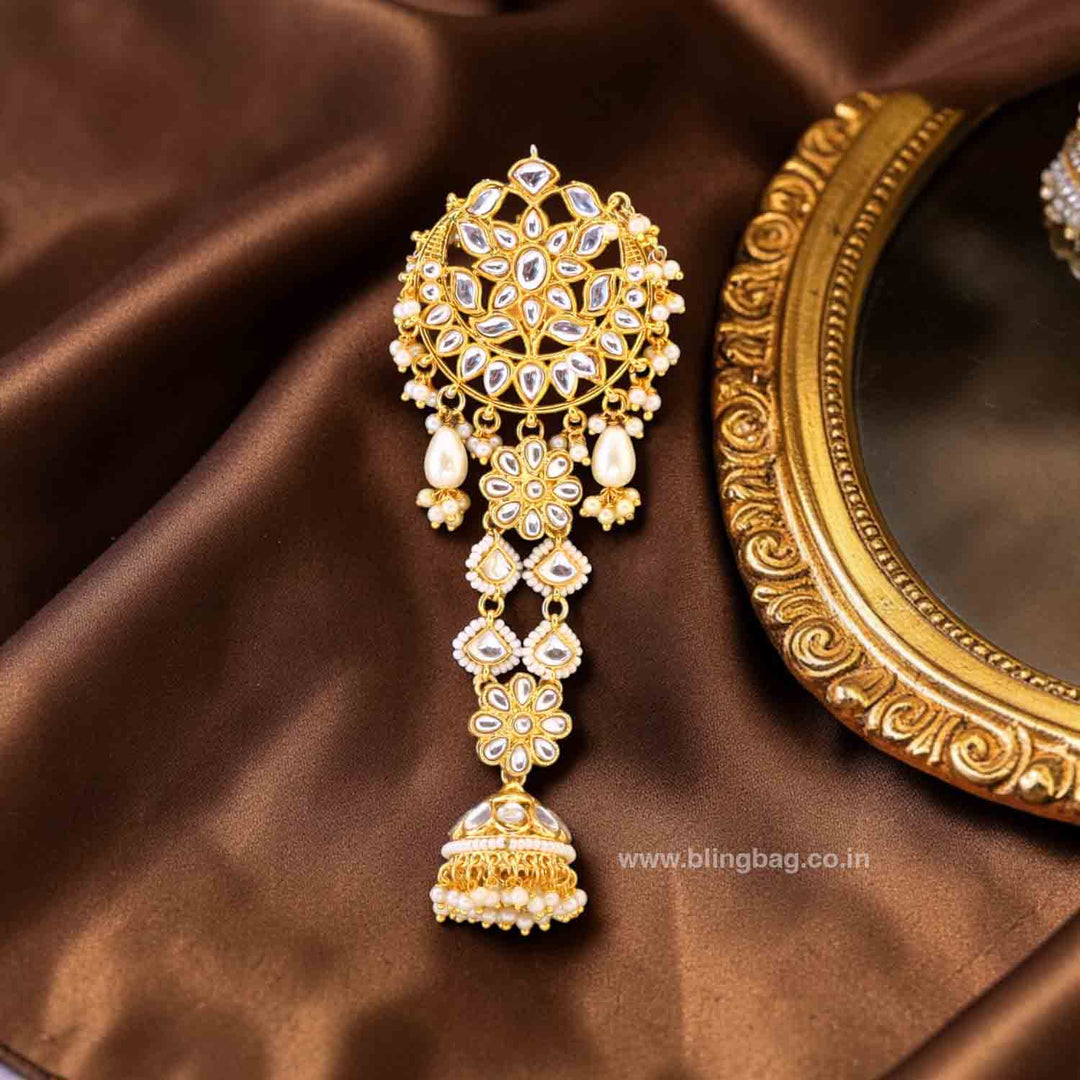 Ivory Saanvia Hair Chooti